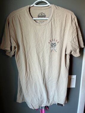 Sullen Men’s Short Sleeve T-Shirt in Light Tan - Medium